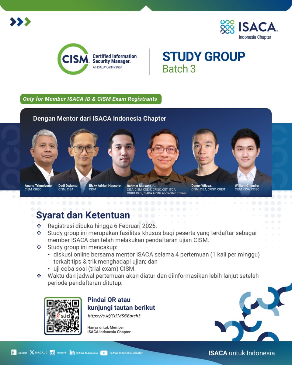 ISACA Indonesia tweet media