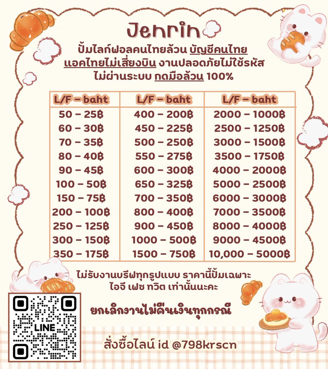 GaryDavis9949's tweet photo. สั่งซื้อทักไลน์เท่านั้นนะคะ💛🙏🏻

— @798krscn
https://t.co/ROAFEizkz3 

งานปั๊มของทางร้านเป็นงานไทยลูกทีมกดนะคะ ไม่มีระบบบอทหรือ Ai 100% ค่า งานปลอดภัยมากกก คลีนสุดๆแถมมีประกันยอดด้วยน้าา

— คิวว่างพร้อมลงงานตลอดที่มีแอดมินตอบ —

#ปั้มฟอลไอจี #ปั้มฟอล #ปั๊มไลค์ #ปั๊มฟอลเฟส https://t.co/2kc6m73HFY
