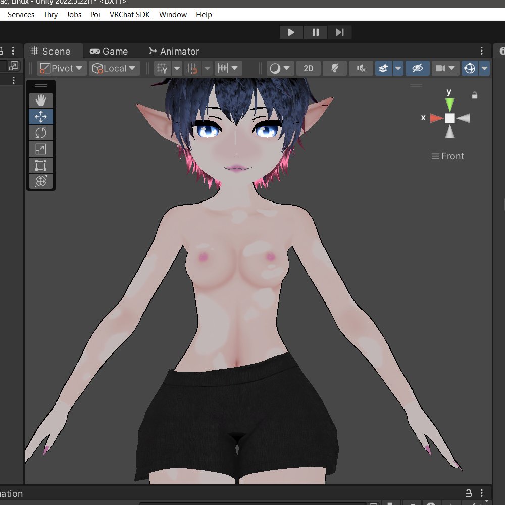 109StudioNSFW's tweet photo. I haven't finished it yet, I still need to add a few things and correct a few other things, but damn, it's turning out great, I'm making pure awesomeness ❤️

I'm already fired up and I haven't even started on the NSFW animations yet.

#vrchat #avatar #avi #nsfw #vrchatporn #porn https://t.co/ucpqLmIEaI