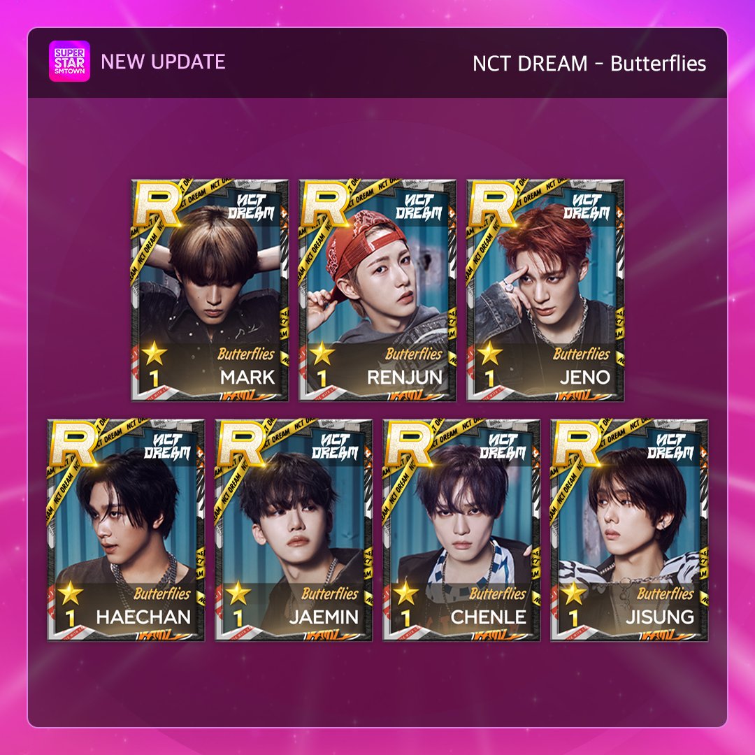[🎹] NCT DREAM - Butterflies

SONG &amp; PACKAGE &amp; MISSION UPDATE!
Butterflies 한정 테마를 지금 바로 슈스엠에서 만나보세요!
Get the Limited Theme right now on SSM!

🎮 bit.ly/3Z4t4rZ

#SUPERSTARSMTOWN #SSM
#슈퍼스타에스엠타운 #슈스엠
#NCTDREAM #엔시티드림