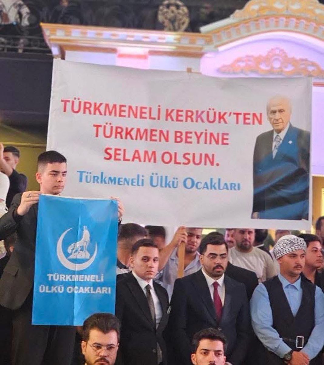 Türkmeneli Kerkük’ten Lider Devlet Bahçeli’ye selam gönderildi.