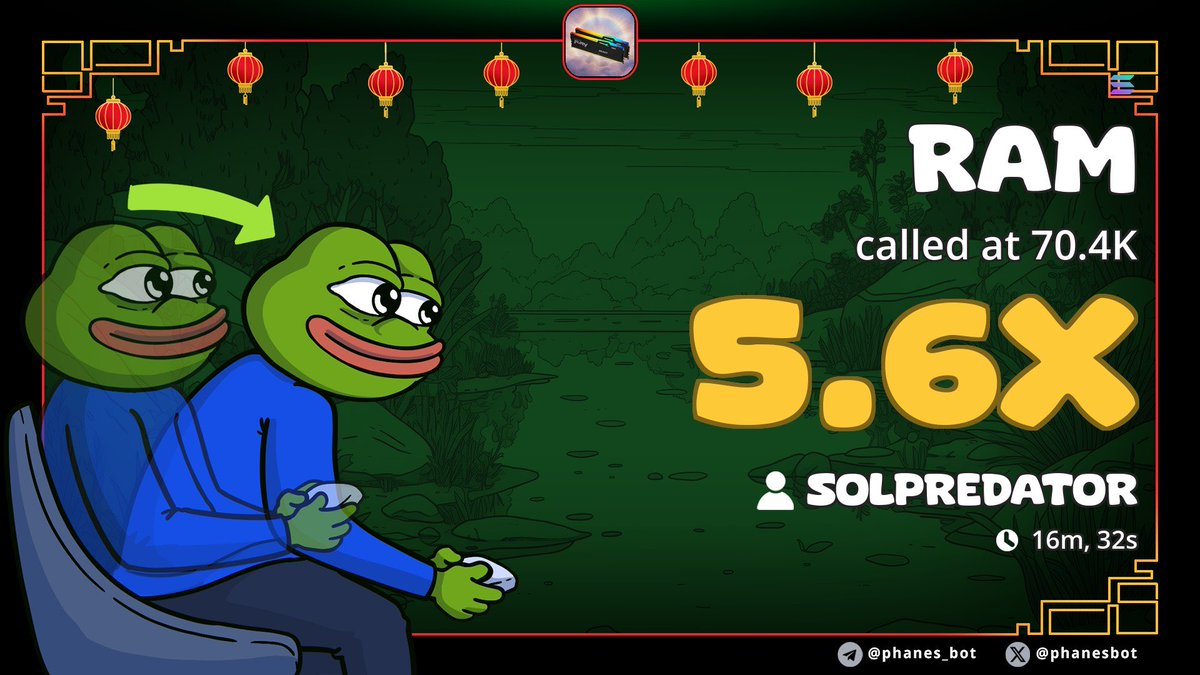 SolPredator01's tweet image. Called early. Followed through.
$RAM now 5.6x🎯

#CryptoTwitter #USCrypto #CryptoUSA