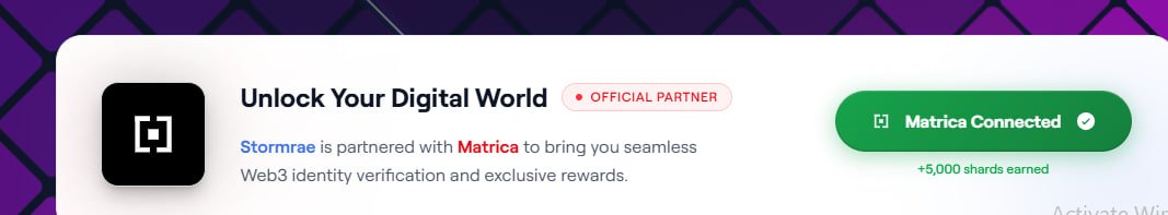 fishacrypt's tweet image. Don't forget to connect Matrica to your Stormrae dashboard

Perks: 5k shards

Not join yet?
Visit: waitlist.stormrae.ai/?ref=fishacrypt