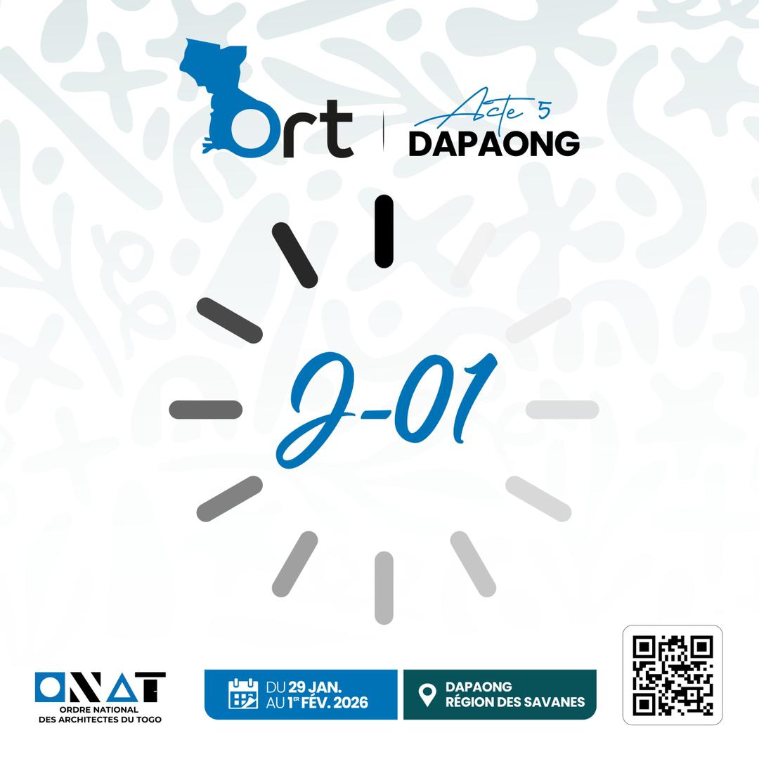 𝗖'𝗘𝗦𝗧 𝗗𝗘𝗠𝗔𝗜𝗡 ! 𝗟'𝗮𝘃𝗲𝗻𝘁𝘂𝗿𝗲 𝗰𝗼𝗺𝗺𝗲𝗻𝗰𝗲 𝗱𝗮𝗻𝘀 𝟮𝟰 𝗵𝗲𝘂𝗿𝗲𝘀 !

𝗟'𝗢𝗥𝗧 𝗮𝗰𝘁𝗲 𝟱 𝗼𝘂𝘃𝗿𝗲 𝗲𝗻𝗳𝗶𝗻 𝘀𝗲𝘀 𝗽𝗼𝗿𝘁𝗲𝘀 𝗮𝗽𝗿𝗲̀𝘀 𝗱𝗲𝘀 𝗺𝗼𝗶𝘀 𝗱𝗲 𝗽𝗿𝗲́𝗽𝗮𝗿𝗮𝘁𝗶𝗼𝗻 𝗶𝗻𝘁𝗲𝗻𝘀𝗲.

#togo <a href="/Tgtwittos/">TT228</a> <a href="/Actu_228/">TgTwittos Actu</a>