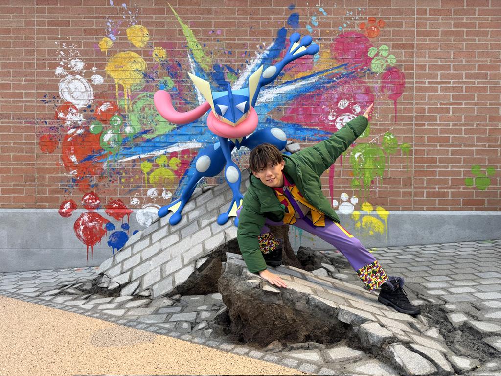 ポケパークカントーのゲッコウガを見に行く前に日本橋のゲッコウガ