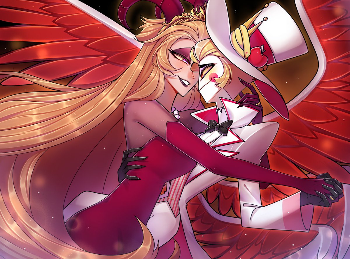 kamotaku_'s tweet image. As long as you're mine ❤️
#Lucilith #HazbinHotel