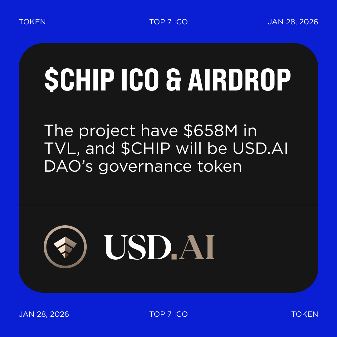 USD.АI introduces CHIP token with upcoming ICO & Airdrop in late Q1  @USDai_Official was bootstrapped by its “Allo Game” in 2025, which  incentivised users to mint USDai and sUSDai. The project have
