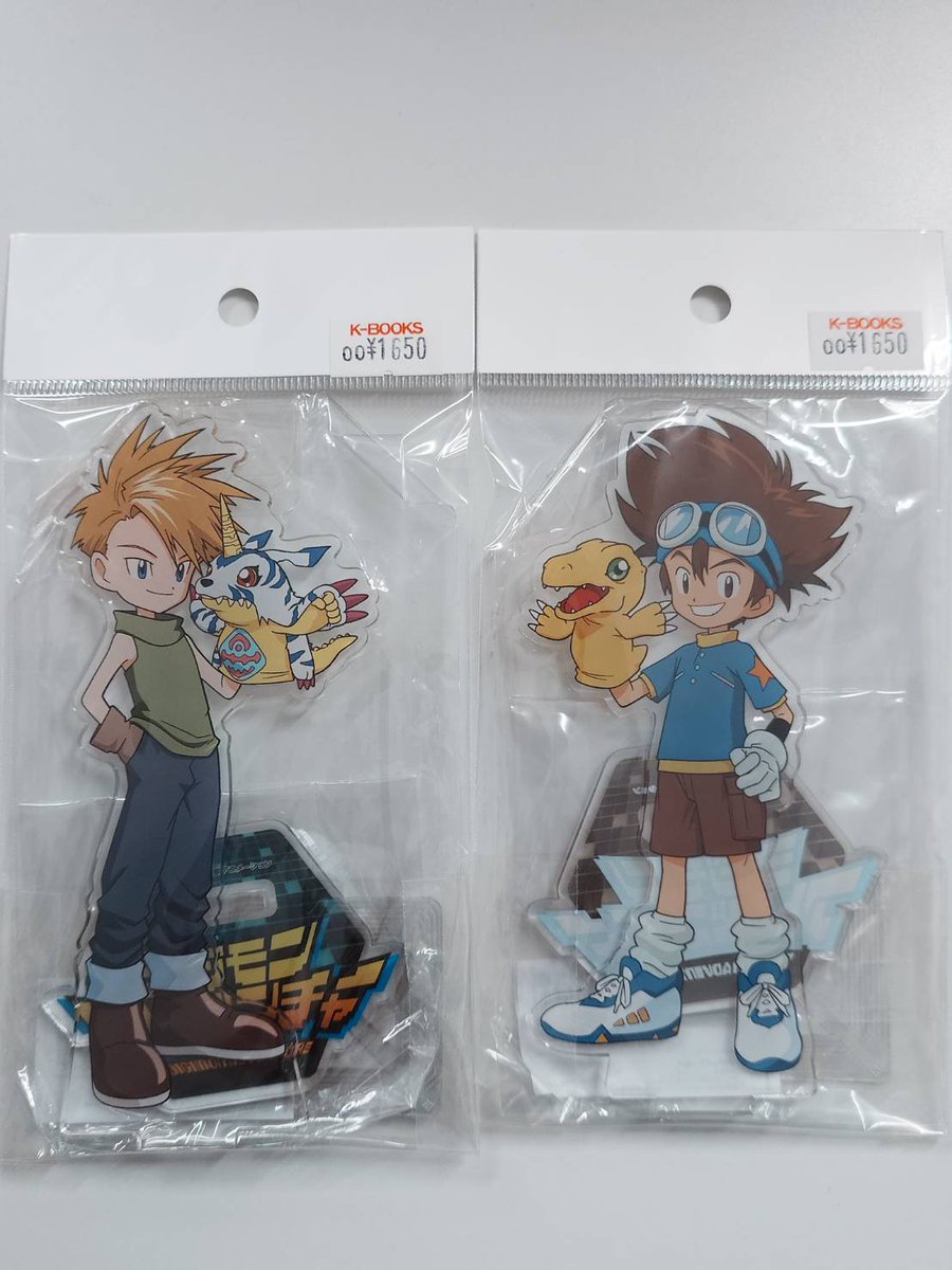 入荷情報】 デジモンアドベンチャー 八神太一＆石田ヤマト アクリル