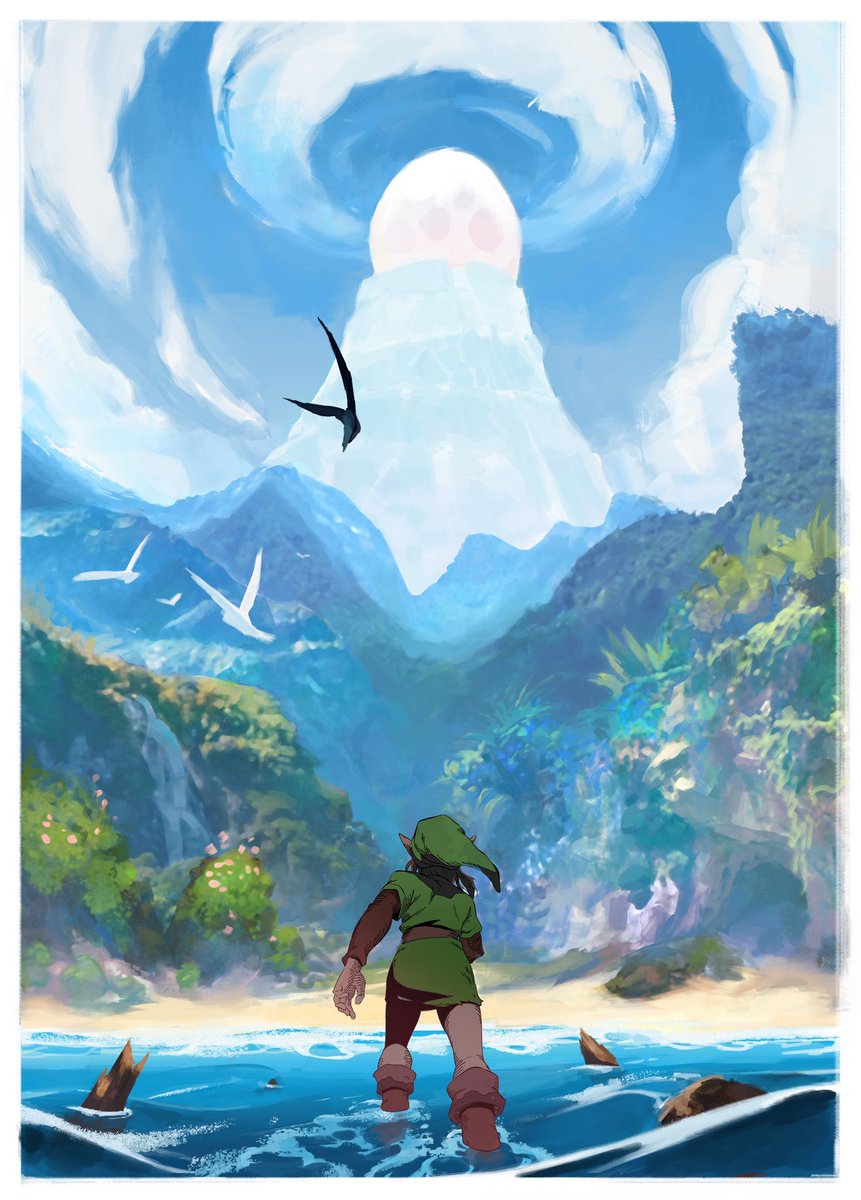 VideoArtGame's tweet image. Fan art | The Legend of Zelda: Link's Awakening

Artist: @michaeldoigart