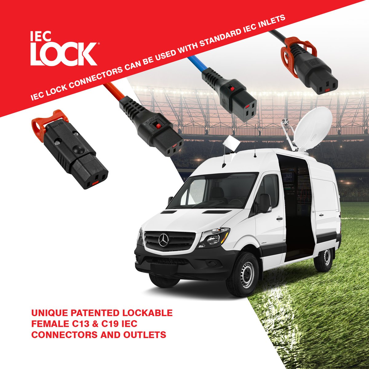 IEC Lock connectors keep live sports broadcasts secure - no accidental unplugs, no downtime.

✅ Vibration-resistant
✅ Ideal for mobile units
✅ Trusted by global broadcasters

🔗 ieclock.com/applications 

#IECLock #SportsBroadcast #LiveSports