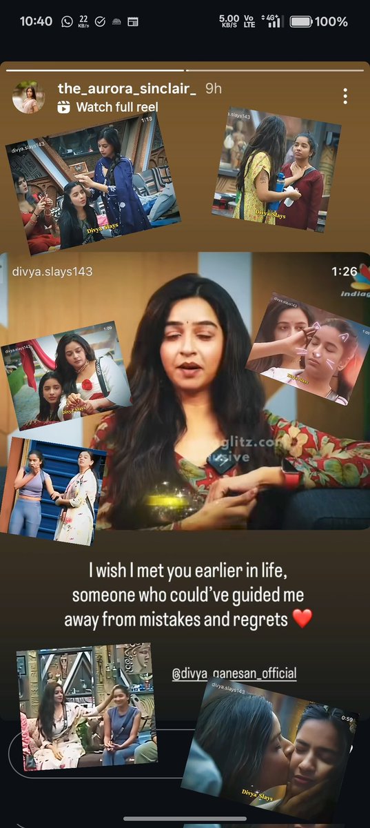 Onepunchman428's tweet photo. Aurora's story about her bond with Divya Ganeshan 💗. She shared a video fully loaded with Divora 💓 moments. It's so cute 😊 & Wholesome 🥹
#Divora #Aurora #DivyaGanesh𓃶 #BiggBossTamil9 #BiggBossTamil #wholesome #cute #sisterbond #cutiepies https://t.co/8mNmyb3qdi