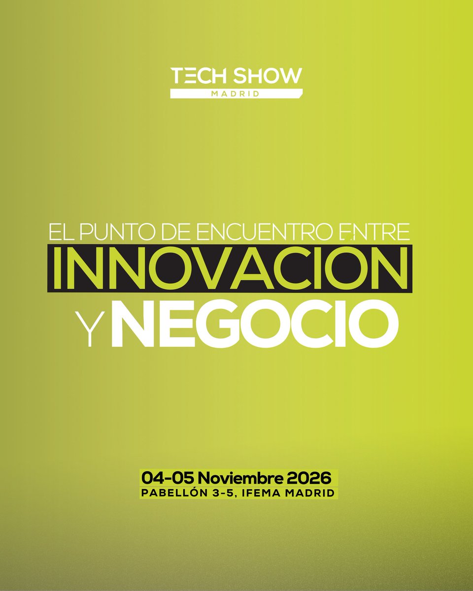 Tech Show Madrid tweet media