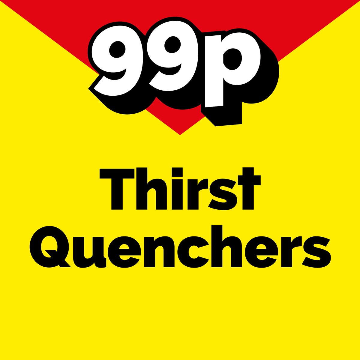 Poundstretcher1's tweet image. Stay refreshed for less with our great range of 99p drinks in-store right now! #99p #drinks #poundstretcher