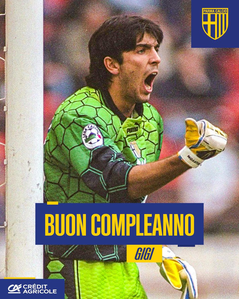 1913parmacalcio's tweet photo. Auguri Gigi ❤️

#ParmaTimeMachine https://t.co/km1UVVoNKF