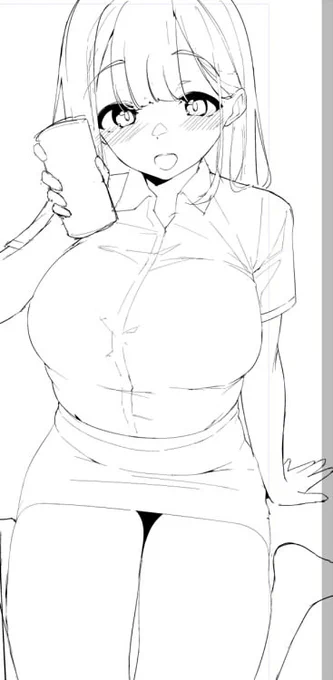 次描いてる子 
