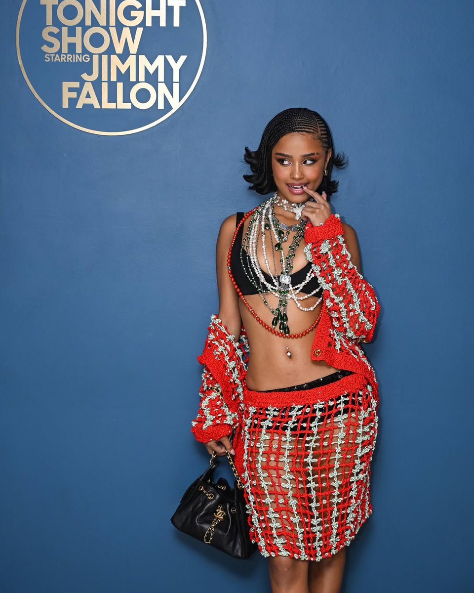 Tyla looks Gorgeous on The Tonight Show Starring Jimmy Fallon 🤩♥️