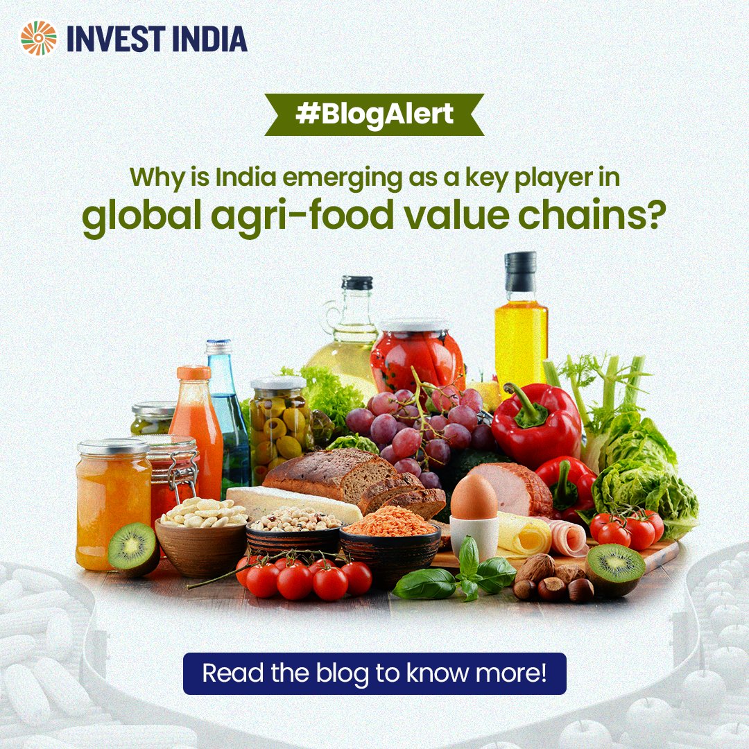 investindia's tweet image. #BlogAlert

India’s #foodprocessing sector is undergoing a structural shift, facilitated by expanding consumption and sustained policy support.

Read the blog by @SandipanSSS to explore emerging opportunities in the sector: tinyurl.com/blogs-Indias-F…

#InvestIndia @MOFPI_GOI