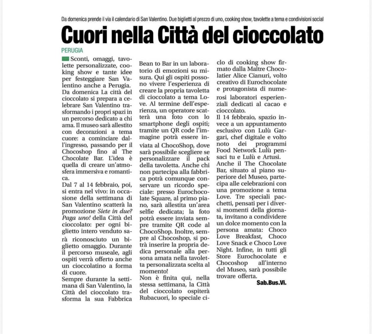 Città del Cioccolato tweet media
