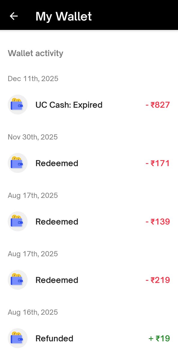 The App based services have become a law unto themselves.
I had around 800+ Rupees in my Urban Company wallet.
Suddenly, I learnt that the cash from my wallet has "expired".
How can cash lying in wallet expire?
An apparent case of "theft" for which they can be prosecuted.
