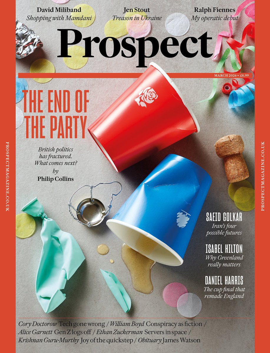 Prospect's latest issue hits newsstands today! Here's a peek at what's  inside... 1/7 🧵 For the cover essay of his first issue as Prospect's new  editor, @PhilipJCollins1 surveys the wreckage of the
