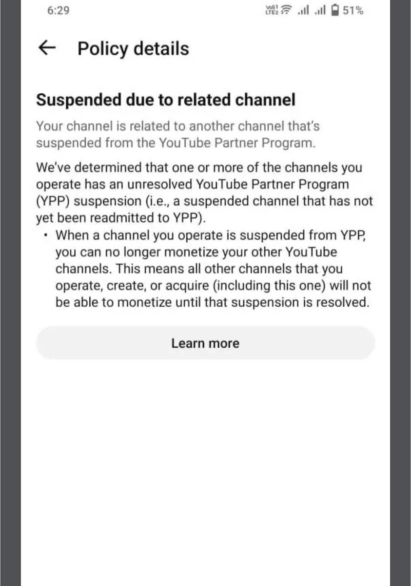 If you got demonetized and want to start a new channel, I have a little information that will interest you, to avoid your new channel(s) getting suspended.

Youtube targets your device ip address and one nuked account is all you need for subsequent channels to be nuked as well.