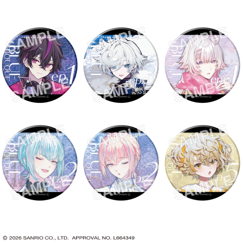 💐#フラメモ展 グッズ紹介💐／ ✦トレーディンググリッター缶バッジ