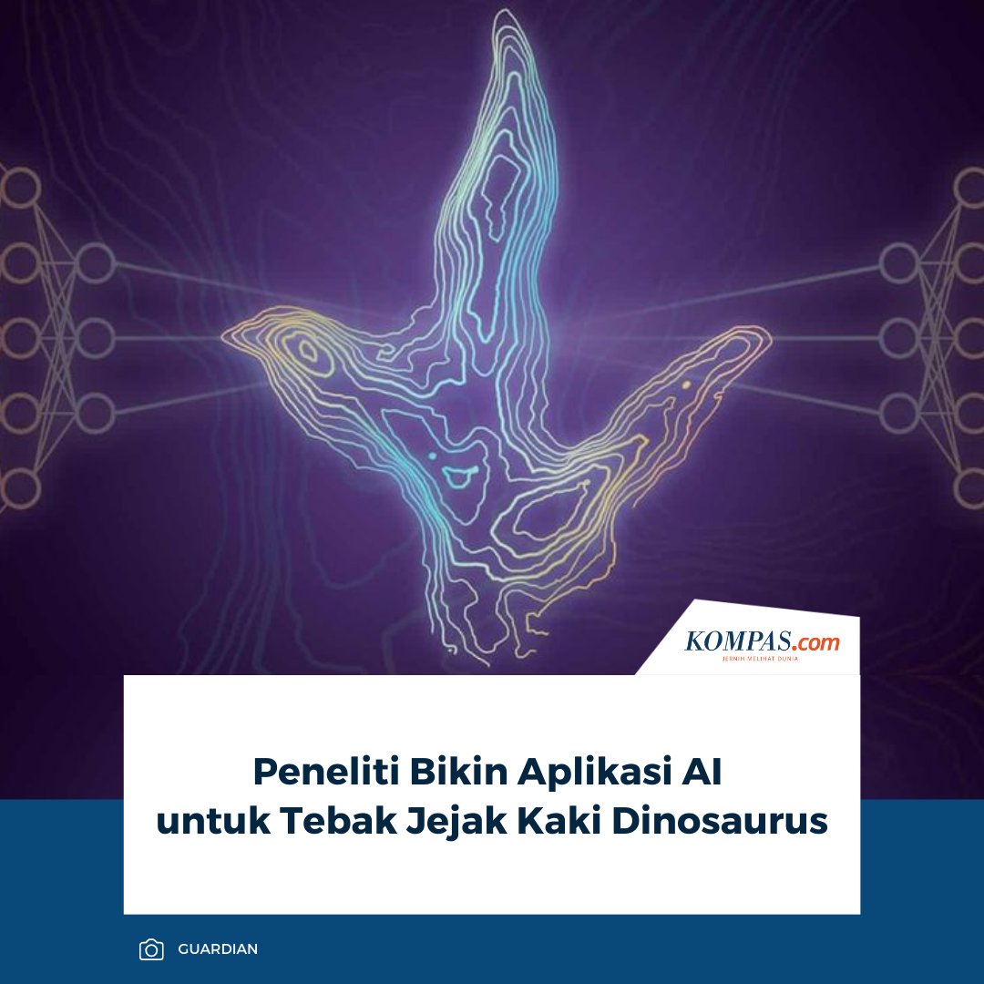 KompasTekno's tweet image. Sejumlah peneliti internasional mengembangkan aplikasi AI bernama DinoTracker yang mampu mengidentifikasi jejak kaki dinosaurus berusia puluhan juta tahun.

Baca di sini:  tekno.kompas.com/read/2026/01/2…

~AM #Peneliti #AI #Dinosaurus