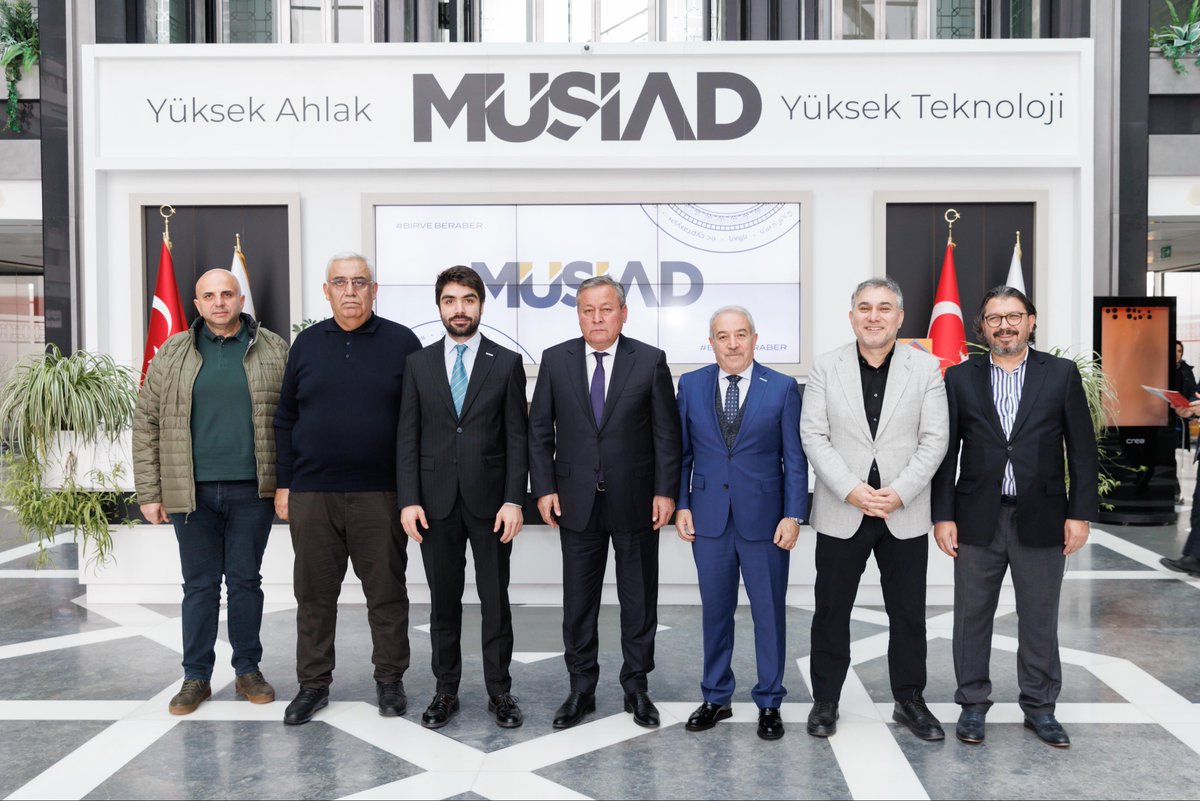 mhgulluoglu's tweet photo. MÜSİAD Genel Merkezinde
Özbekistan Cumhuriyeti Andijan Valisi Sayın Shukhratbek Abdurakhmonov ve heyetini ağırladık. 

Türk dünyasının birlik ve dayanışma ruhunun, ortak dil ve kültür zemininde gelişen ekonomik iş birlikleriyle daha güçlü bir ivme kazanacağına inanıyoruz. https://t.co/ws8WzjTDGS