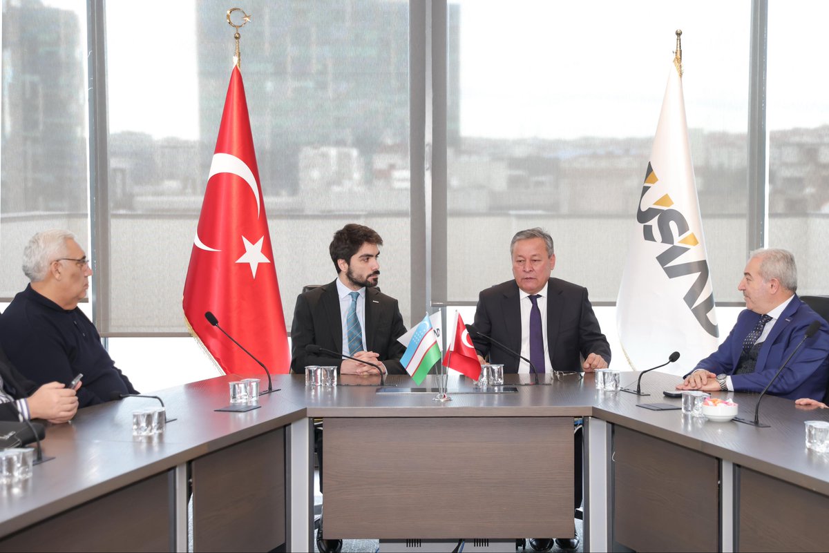 mhgulluoglu's tweet photo. MÜSİAD Genel Merkezinde
Özbekistan Cumhuriyeti Andijan Valisi Sayın Shukhratbek Abdurakhmonov ve heyetini ağırladık. 

Türk dünyasının birlik ve dayanışma ruhunun, ortak dil ve kültür zemininde gelişen ekonomik iş birlikleriyle daha güçlü bir ivme kazanacağına inanıyoruz. https://t.co/ws8WzjTDGS