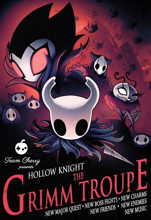 Атрымалі трэцью канцоўку Hollow Knight 🥳Ззянне было пераможана, а мы пойдзем скончваць DLC пра цырк кашмараў, а потым пойдзем на Шлях Болю.