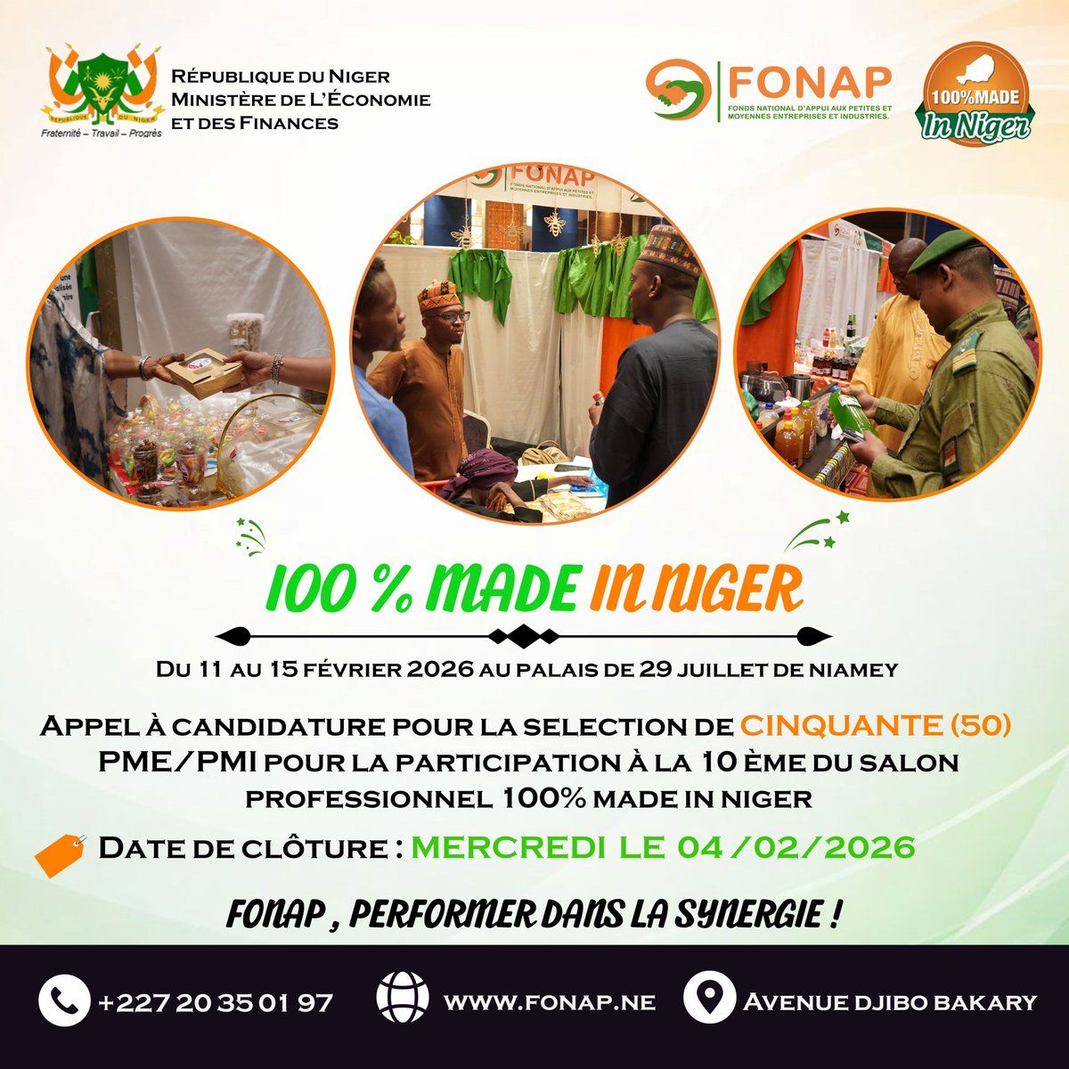 Fonds National d'Appui aux PME/PMI (FONAP) tweet media