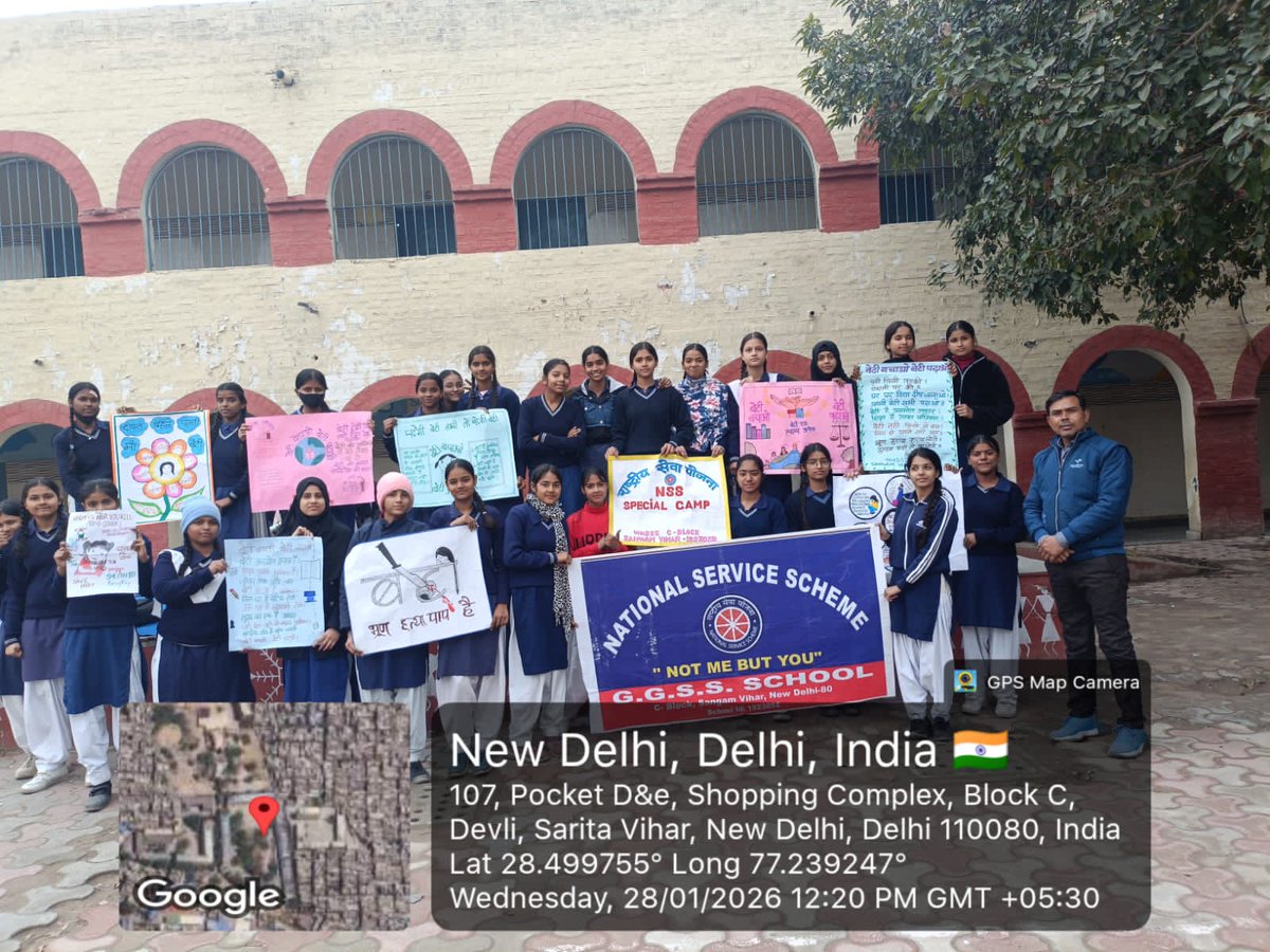 GGSSS C-Block Sangam vihar tweet media