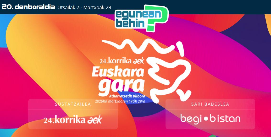 Egunean Behin tweet media