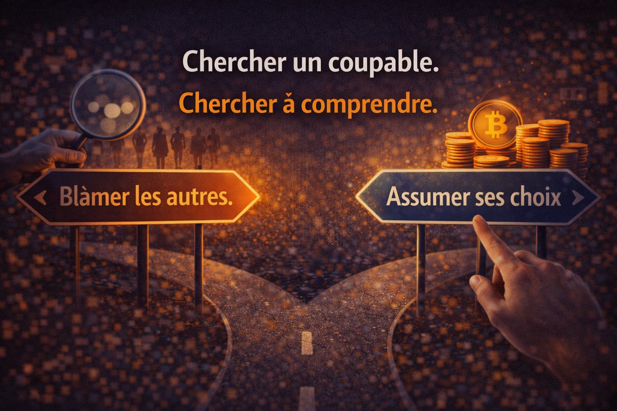 Thomasbrrt's tweet photo. Un truc que je réalise en crypto :

Si tu cherches un coupable, tu es déjà en train de perdre.

Si tu cherches à comprendre tes propres décisions,
tu commences à progresser.

#CryptoMarkets https://t.co/0BfJI2Nmn4