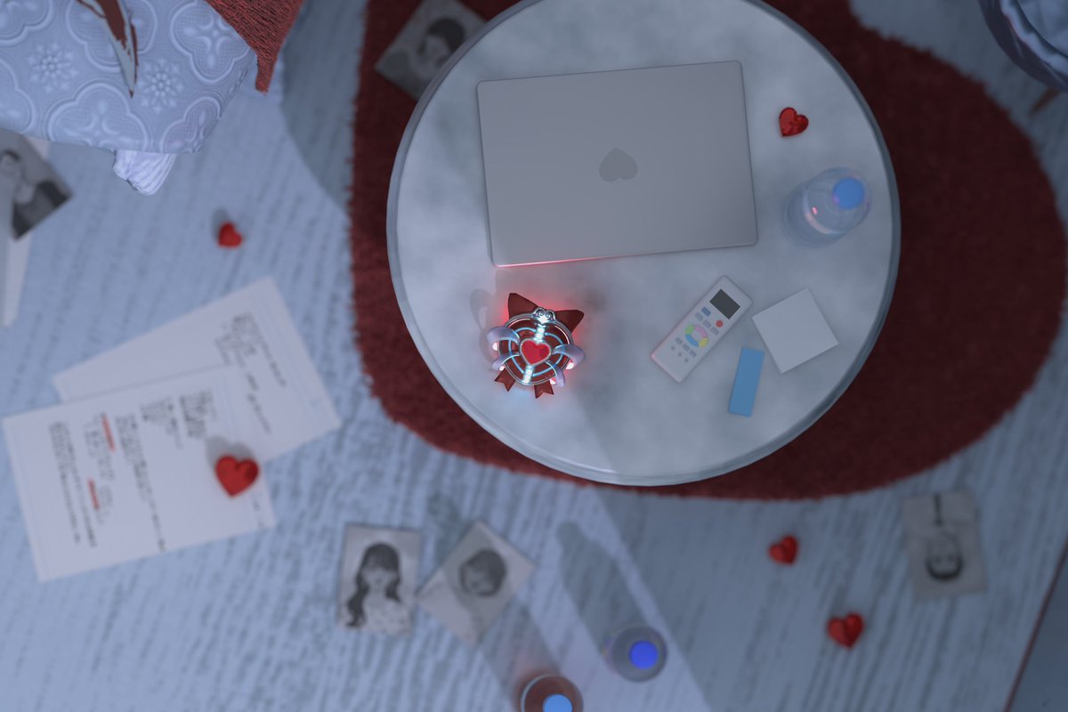 getsuno_you's tweet photo. 魔法少女の部屋🩵♥️
#blender #b3d #3DCG https://t.co/CjYTiTf7IW