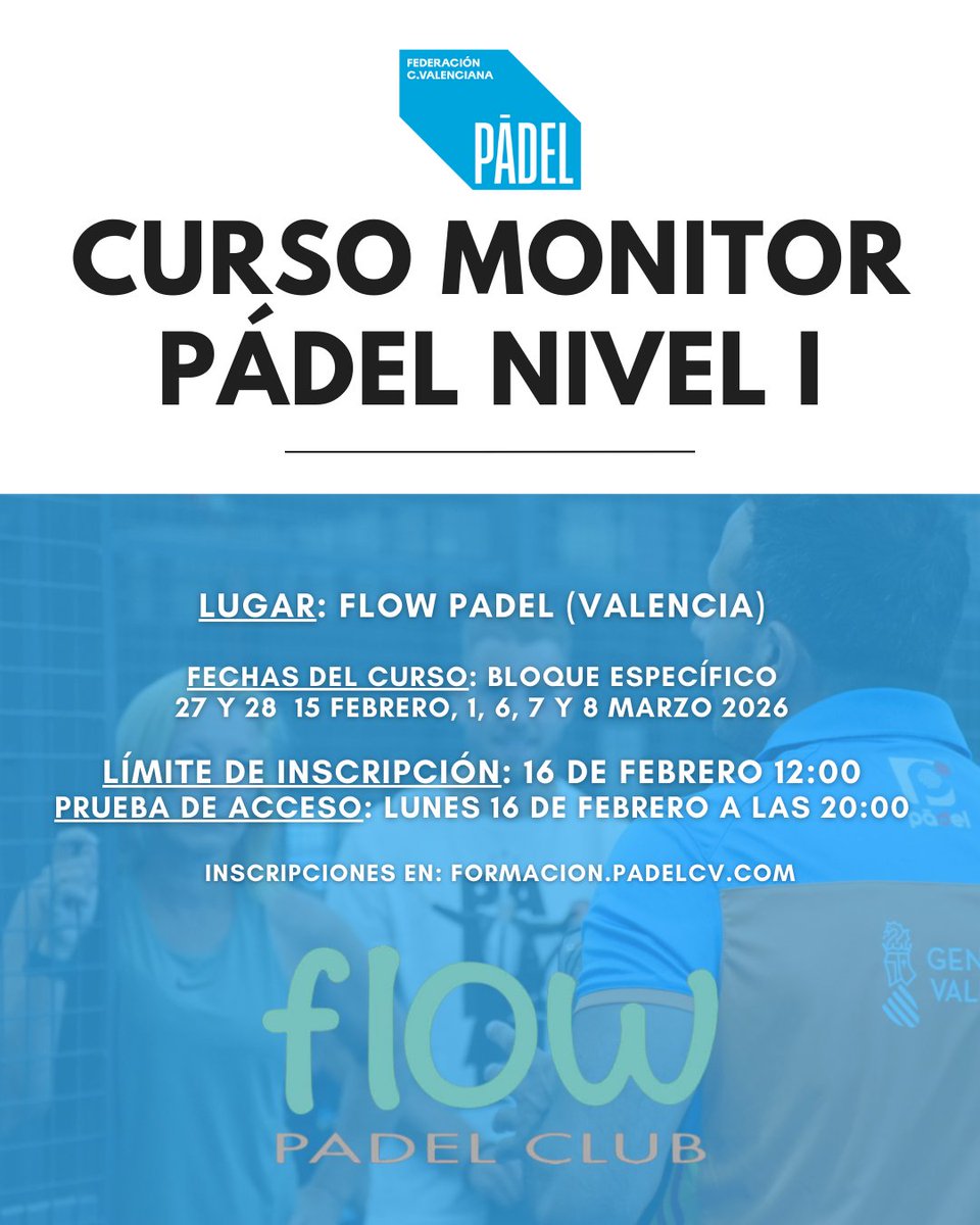 Federación de Pádel de la Comunitat Valenciana tweet media