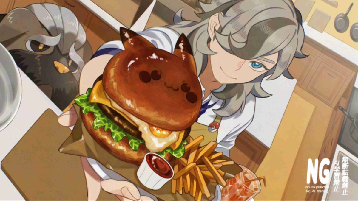 【再掲】ペパーとマフィティフ

#ポケモン