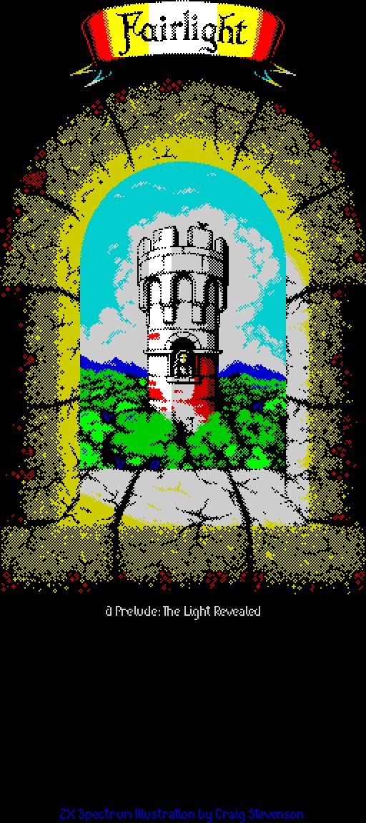 ZXSpectrum #Art by #CraigStevenson Beep's Escape - the last ninja