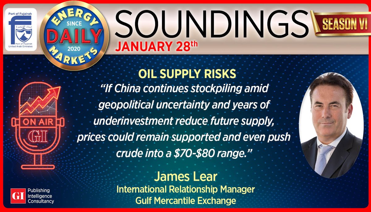 gulf_intel's tweet photo. What risks or factors do you think the oil market is underpricing right now?
Click here to access full podcast: https://t.co/4LRMpJsPcY
@GulfMercantile #EnergyDailyMarkets #Soundings #OilSupplyRisks #ChinaStockpiling #Geopolitics #OilMarkets #CrudeOil #OilPrices https://t.co/WYpW1gu0FY