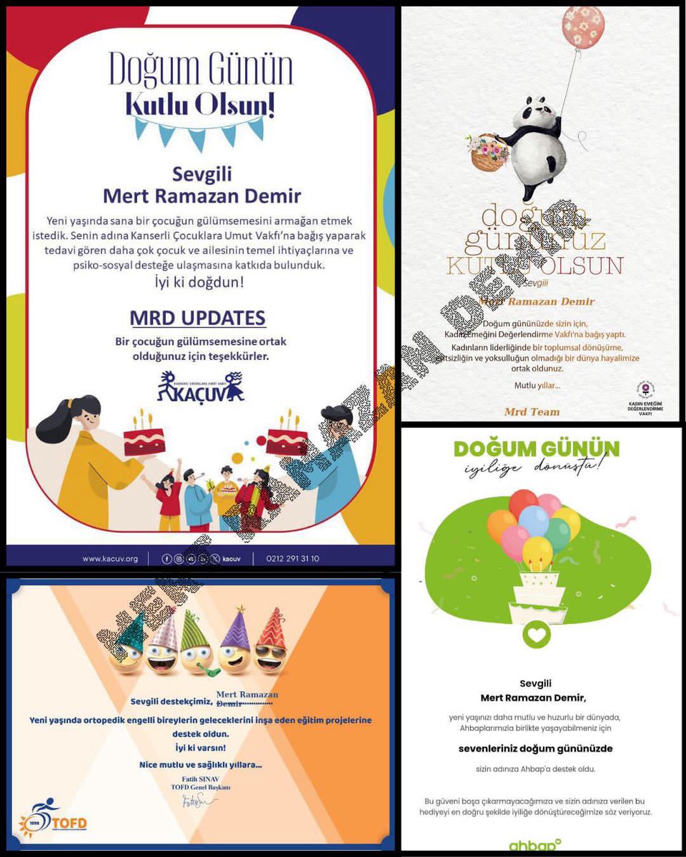 TvDunyasii's tweet image. 28. yaş gününde #MertRamazanDemir’in dünyanın dört bir yanındaki sevenleri; 50 gün boyunca Kanserli Çocuklara Umut Vakfı (KAÇUV) ile sürdürdükleri bağış kampanyasıyla, 6 Şubat depreminden etkilenen bir şehrimizdeki konteyner kentte eğitimlerine devam eden 13 öğrencinin ve…