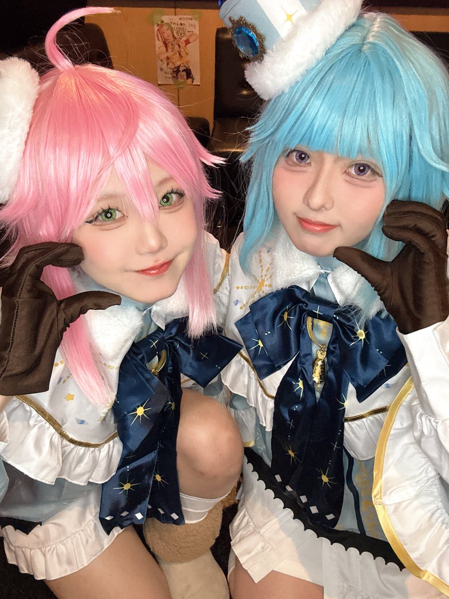 ログイン‼️
体調崩しまくってて申し訳ない（ ;  ; ）
復活しました‥！

今日はちゃちゃといつかやりたいって言ってたBranco合わせです⛄️🧸
推しが目の前にいるせいで毎秒可愛いしか喋らないロボットになってます🤖💗

ちゃちゃのしののん🩵
神なのでみんな見にきて！
私は桃李君でいるよ！きてね！
