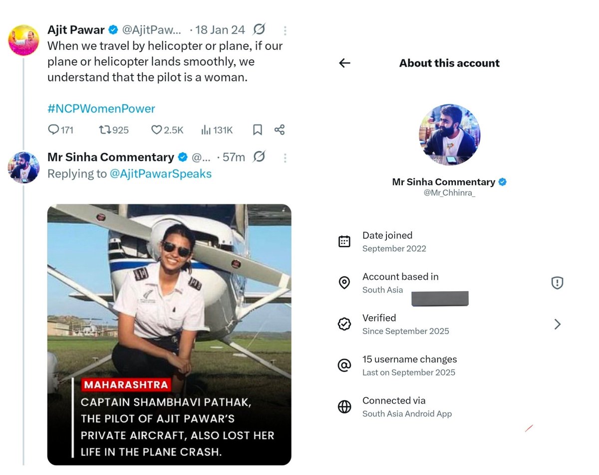 Mrsinha's tweet image. Again, that's not my account.... This account is based in Pakistan (check location in bio, backed by the Congress ecosystem.... He gets rt/support from Indian Muslims and mixed DNA Hindus....

@GoI_MeitY