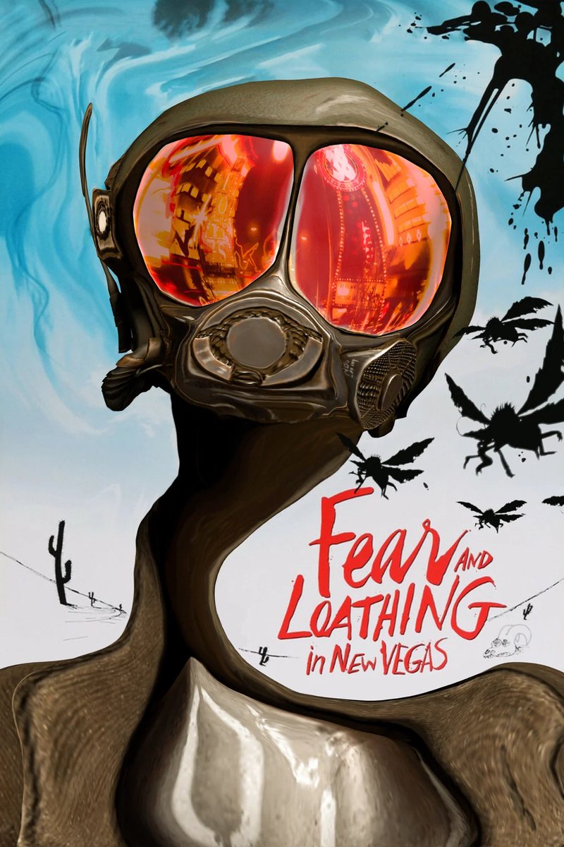 Awesome Fear and Loathing in New Vegas art done by u/Friendly-Waltz2706 🧡