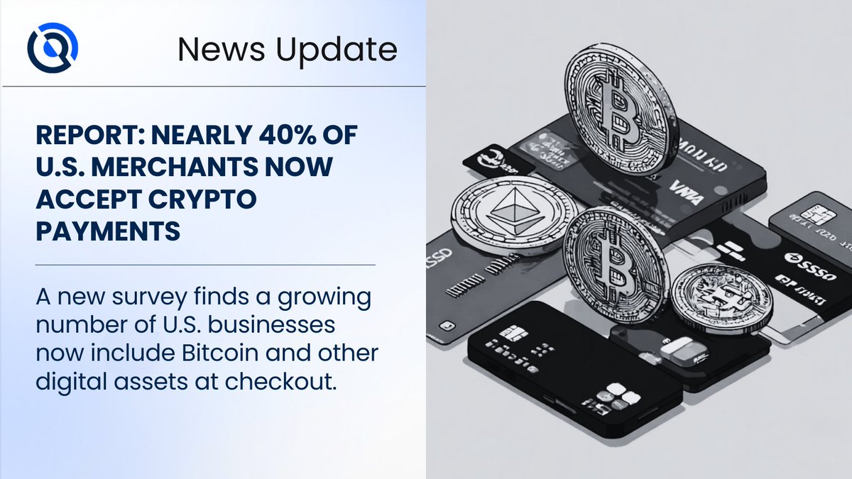 Report: Nearly 40% of U.S. Merchants Now Accept Crypto Payments A new  survey finds a growing number of U.S. businesses now include Bitcoin and  other digital assets at checkout.