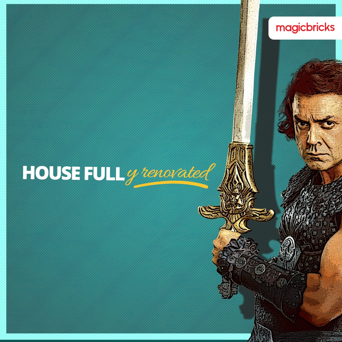 magicbricks's tweet image. Drop a celeb name you want us to feature next!

Presenting… the ultimate Magicbricks Bollywood Takeover ft. Lord Bobby!

[Bollywood Meets Real Estate, Celebrity-Inspired Homes, Home Buying, Property Search, Real Estate India]

#Magicbricks #BollywoodTakeover  #BobbyDeol