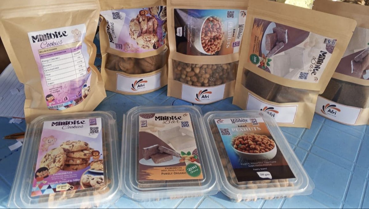 Hot off our #Foodlab! We are pleased to introduce our award- winning #millet-based food products. The Future 50 products, with particular emphasis on our production standards, #hygiene, and quality assurance procedures.

We hereby present Millet Bar, Millet Cookies &amp; Coated nuts.