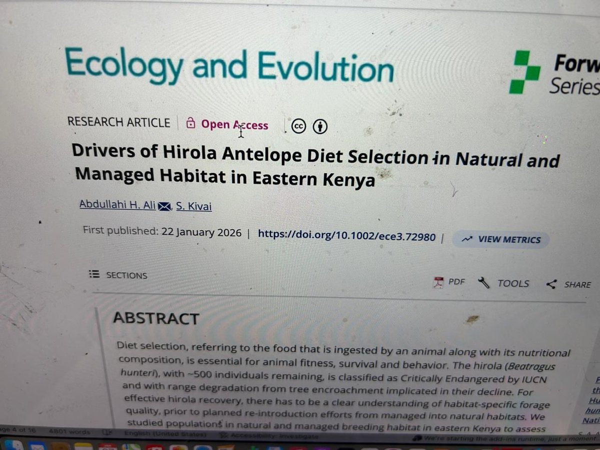 Hirola Conservation tweet media