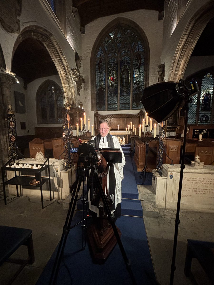 StOlaveHartSt's tweet photo. Some behind the scenes pics as we recorded the Church of England National Online Service for Candlemas. Watch from 9am on Sunday 1st February on the Church of England Facebook page and YouTube Channel!
#candlemas #presentationofchrist #epiphany @churchofengland @thecityofldn https://t.co/AxRaSgQ4eJ