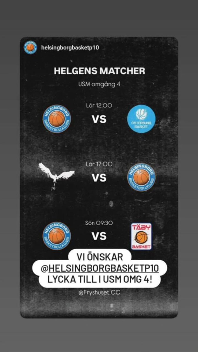Helsingborg Basketbollklubb tweet media