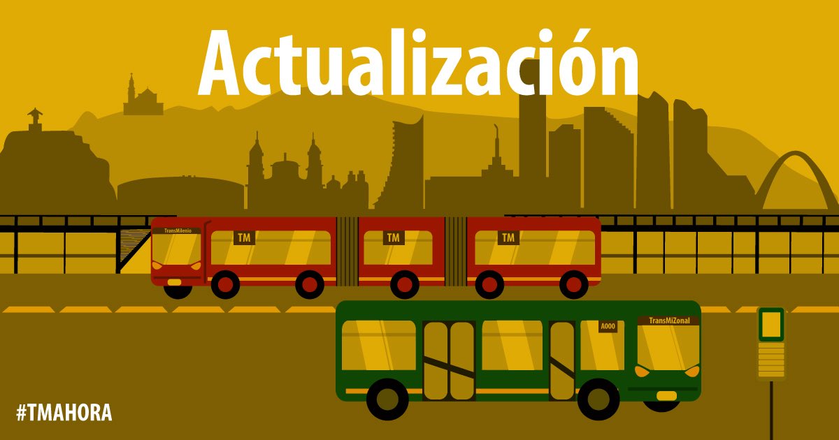 TransMilenio tweet media